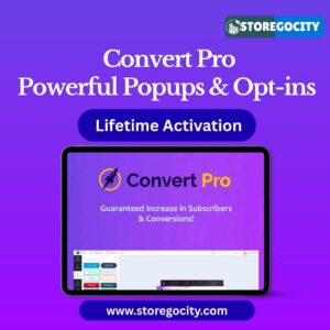 Convert Pro Powerful Popups & Opt-ins with Lifetime Access