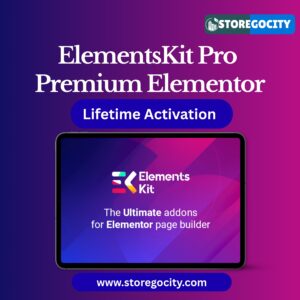 ElementsKit Pro Premium Elementor Addons Lifetime Activation Storegocity