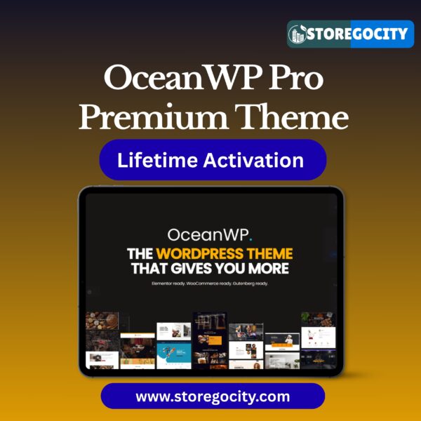OceanWP Pro Activated Theme Lifetime Access & Updates Storegocity-min