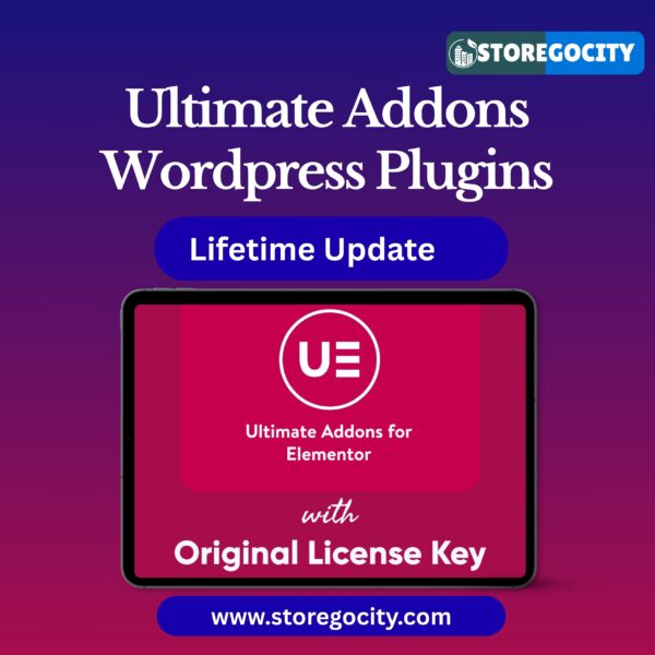 Ultimate Addons Activated Plugin with Lifetime Updates Storegocity