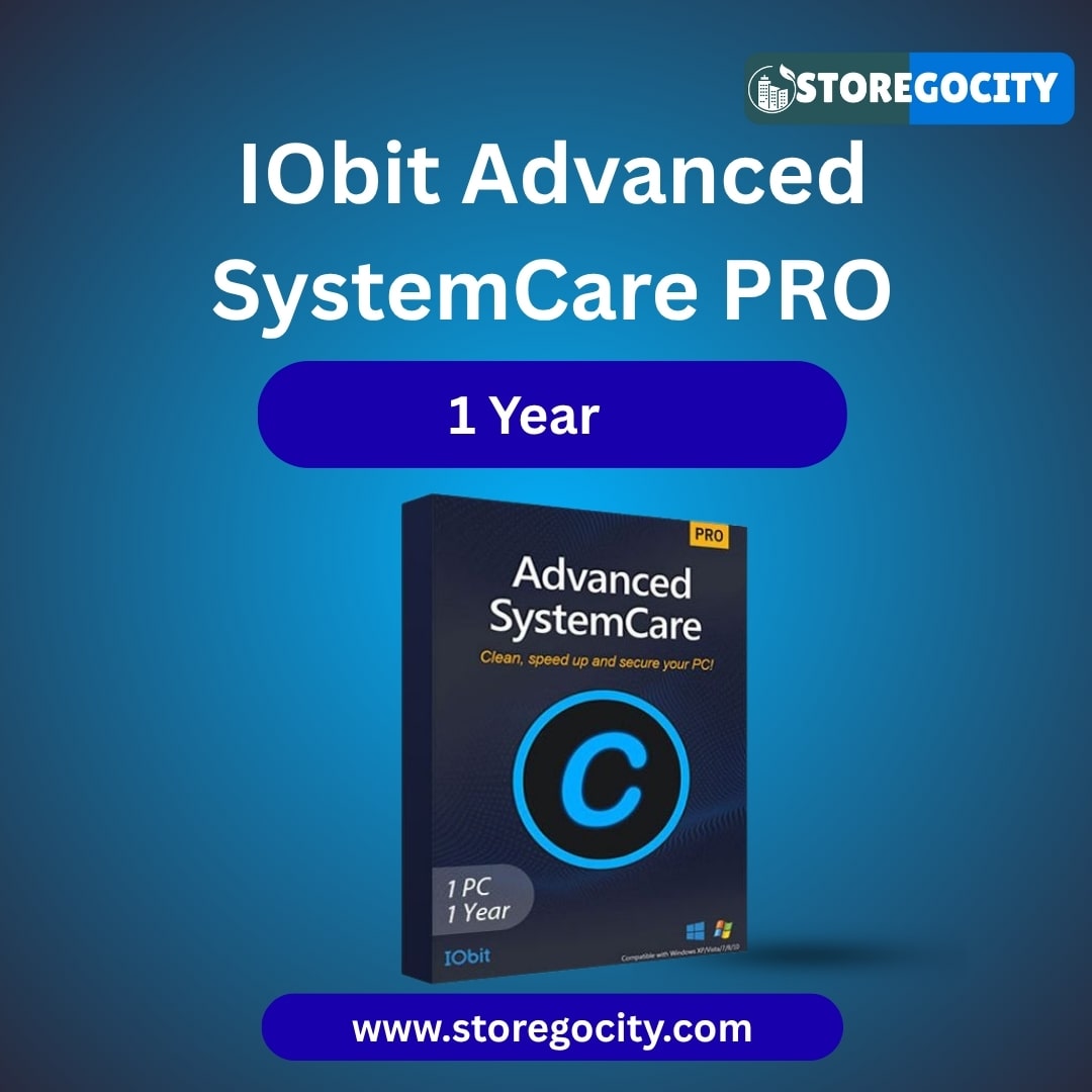IObit Advanced SystemCare PRO (1 Year / 1 PC) storegocity