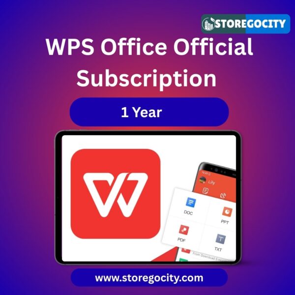 WPS Office Official Subscription on Personal Email Storegocity