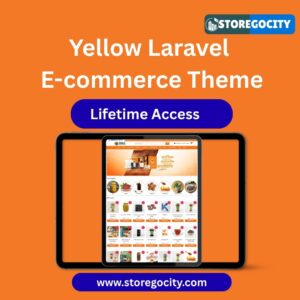 Yellow E-commerce Laravel PHP Script storegocity